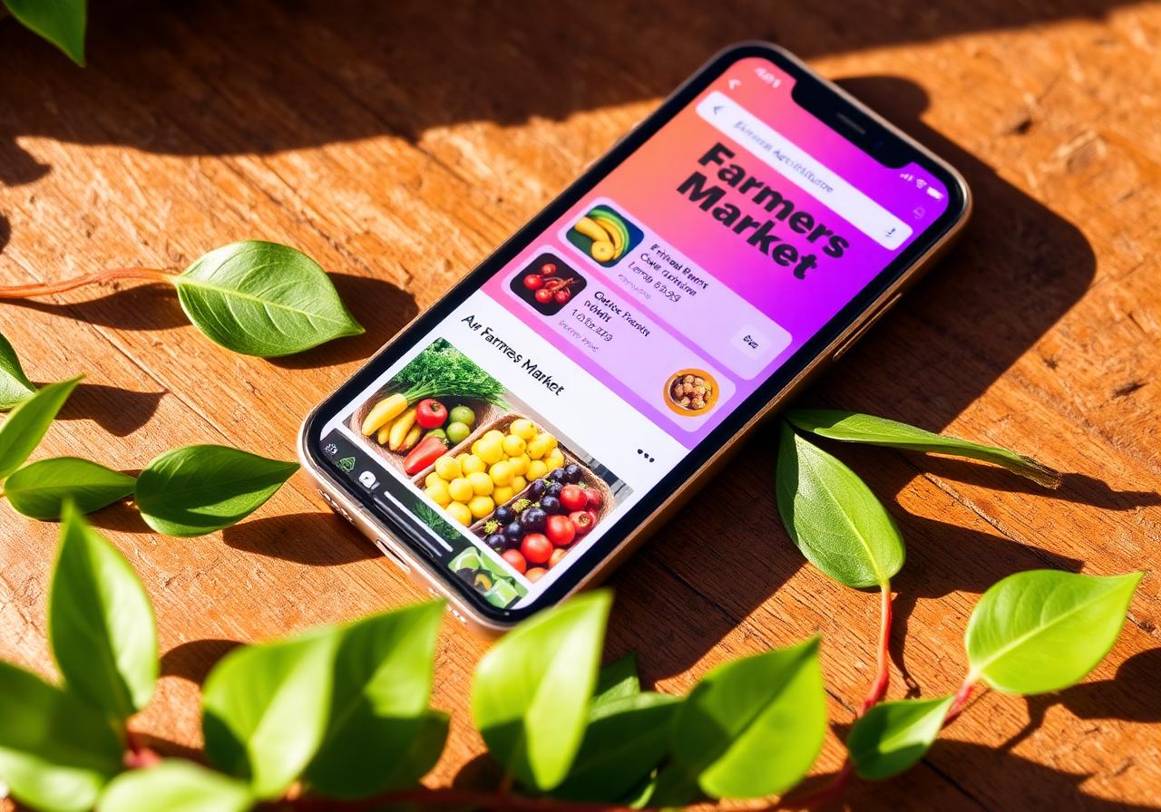 Farmer's Market App — Mobile · Android